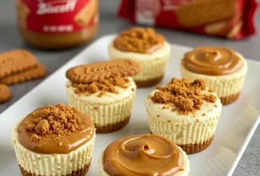No-bake Biscoff cheesecake