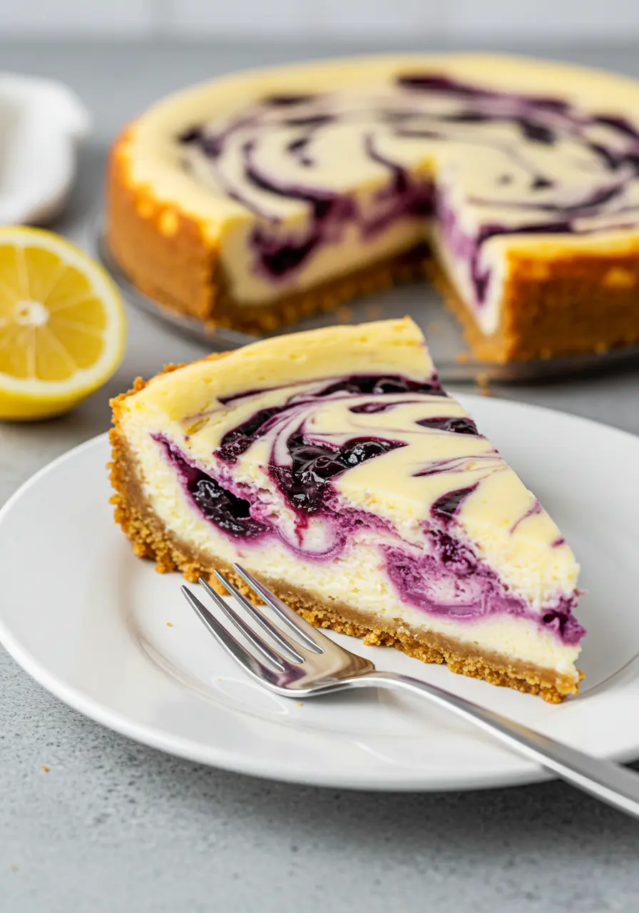 Blueberry Lemon Cheesecake